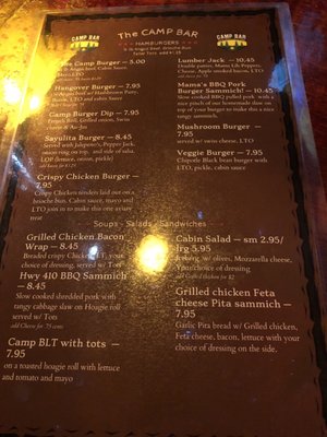 Menu photo 5 The Camp Bar Tacoma, WA Menu photo 5 The Camp Bar Tacoma, WA