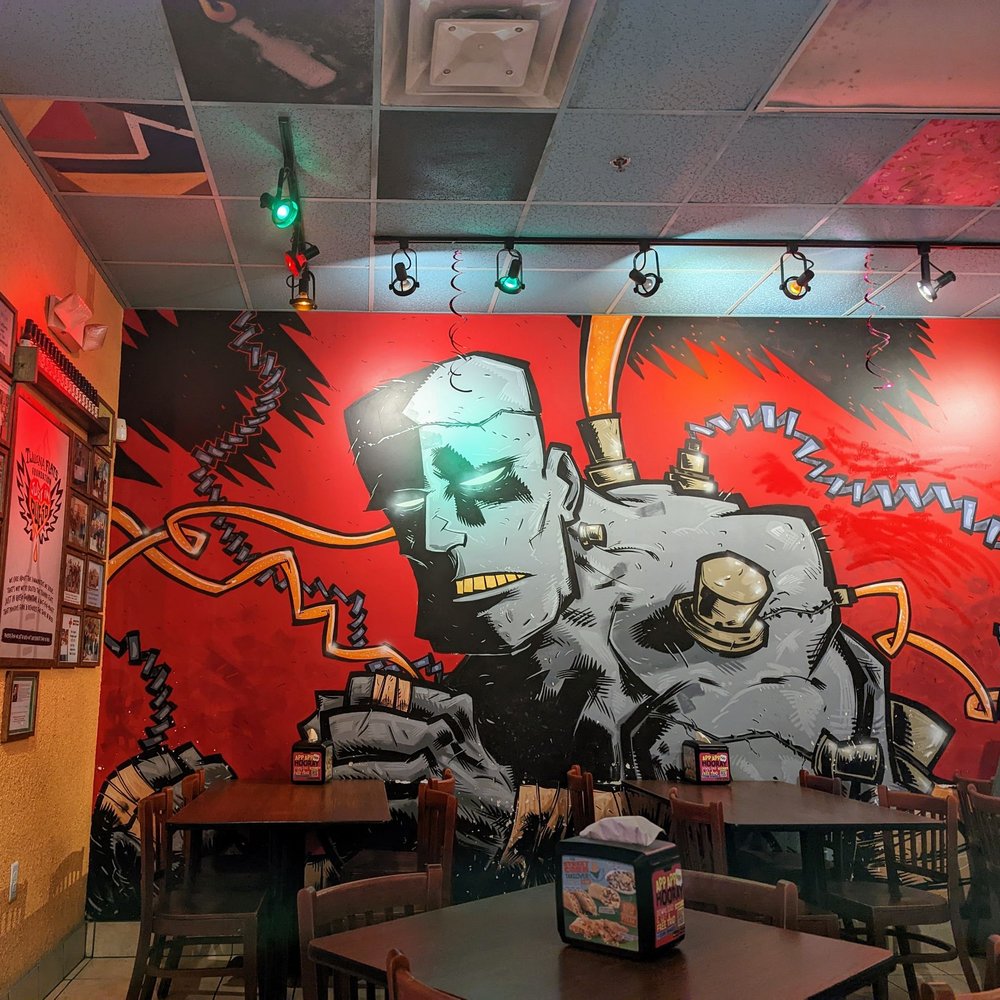 Tijuana Flats - a mural in a restaurant - Tex-Mex Near Me - Orlando, Florida