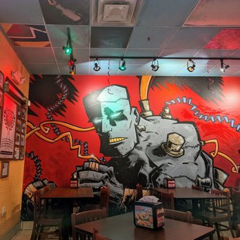 Tijuana Flats - a mural in a restaurant - Tex-Mex Near Me - Orlando, Florida