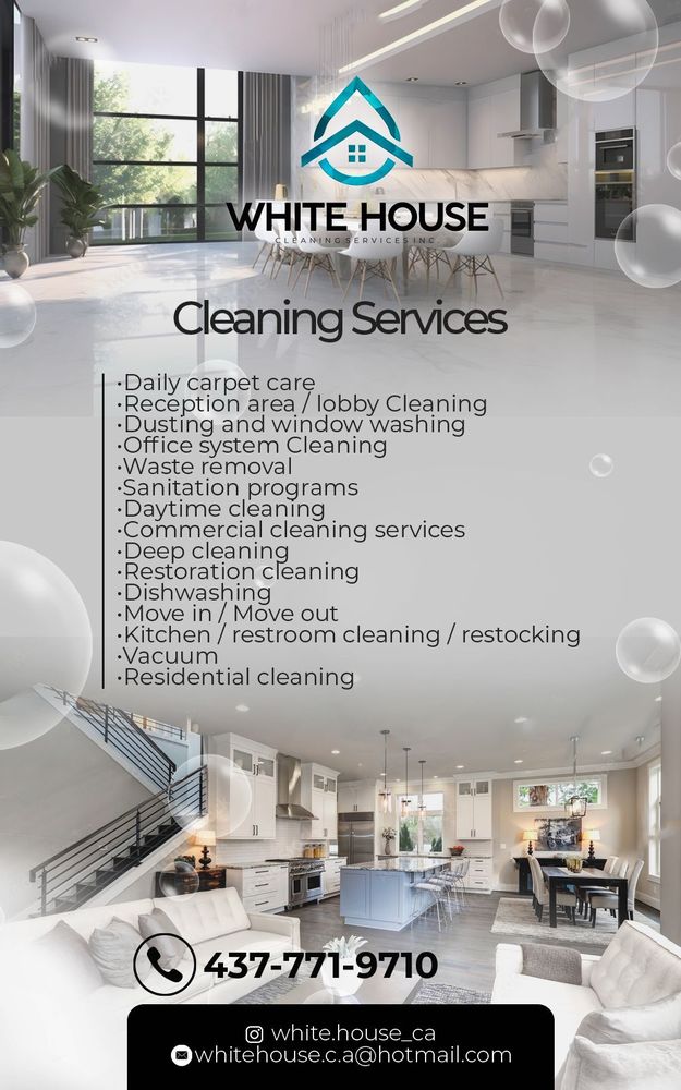 WHITE HOUSE CLEANING SERVICES Updated July 2024 Request a Quote
