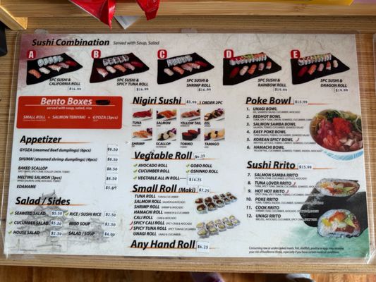 Menu photo 4 Quick Sushi Rohnert Park, CA