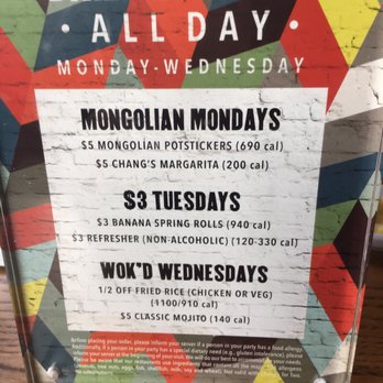 P.F. Chang's - Specials - Chinese Near Me - Appleton, Wisconsin