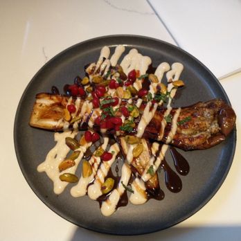 Mezzeterranean - Eggplant and pomegranate - Mediterranean Near Me - Provincetown, Massachusetts