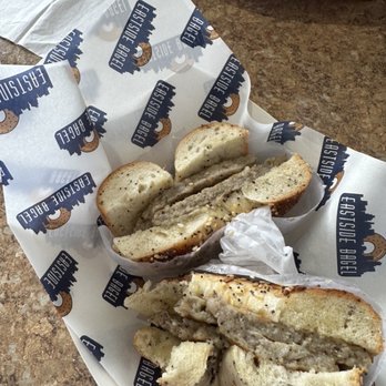 Eastside Bagel - Bagel w/ sausage - Delis Near Me - Saint Clair Shores, Michigan