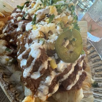 Thorny Oyster - SMOKED BRISKET TAMALES - New American Near Me - Bay St. Louis, Mississippi