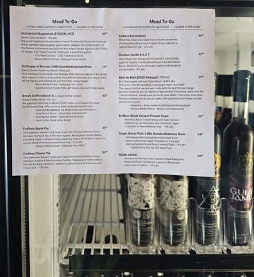 Menu photo 4 Zymarium Meadery Orlando, FL Menu photo 4 Zymarium Meadery Orlando, FL