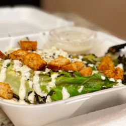 Left of Center - Grilled Caesar Salad