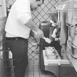 Gelateria Al Corso - Making gelato