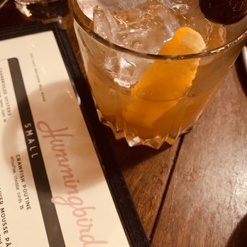Hummingbird - The Not So Old Fashioned. Menu changes seasonally. - Bars Near Me - Raleigh, North Carolina Hummingbird - The Not So Old Fashioned. Menu changes seasonally. - Bars Near Me - Raleigh, North Carolina