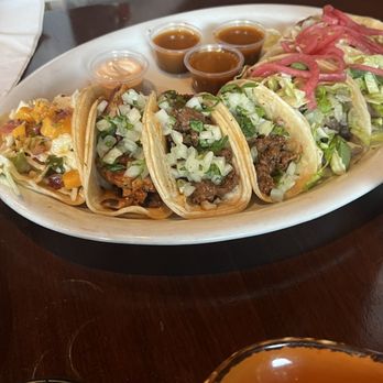 Madero 1899 - Grilled Shrimp Taco Grilled Chicken Taco Carne Asada Taco Braised Short Rib Tacos - Mexican Near Me - Fullerton, California Madero 1899 - Grilled Shrimp Taco Grilled Chicken Taco Carne Asada Taco Braised Short Rib Tacos - Mexican Near Me - Fullerton, California
