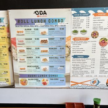 Oda Sushi - Lunch Menu - Poke Near Me - Plano, Texas Oda Sushi - Lunch Menu - Poke Near Me - Plano, Texas