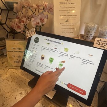 Mori’s - Ordering tablet - Coffee & Tea Near Me - Irvine, California Mori’s - Ordering tablet - Coffee & Tea Near Me - Irvine, California