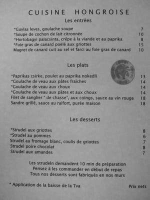 Menu photo 1 Le Paprika Paris, 75