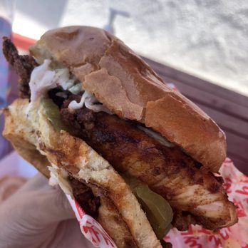 Clyde's Hot Chicken - Clyde's Original Chicken Sandwich - Chicken Shop Near Me - Fullerton, California