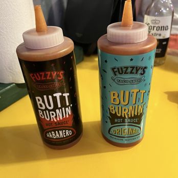 Fuzzy's Taco Shop - Hot sauce - Mexican Near Me - Des Moines, Iowa