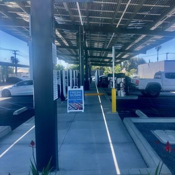 Tesla Supercharger - Lots of Chargers - EV Charging Stations Near Me - Santa Ana, California