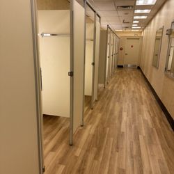 TJ Maxx - Clean, spacious and well lit dressing rooms. They have an attendant give you a number for items and that really helps keep it clean.