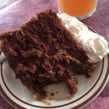 Cafe International - German chocolate cake pretty good! - American Near Me - Helen, Georgia Cafe International - German chocolate cake pretty good! - American Near Me - Helen, Georgia