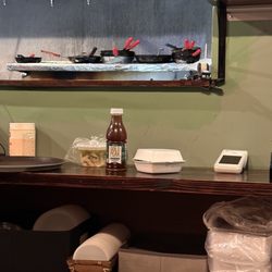 Mangetsu Farmington - I WATCHED MY FOOD FELL OFF THE PLATE ONTO A PILE OF DIRTY RECIEPTS AND THE TALL CHEF PUT IT BACK ON THE PLATE