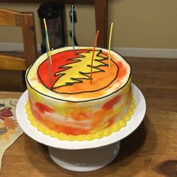 Sara's Sweets - Thanksgiving Deadhead birthday cake