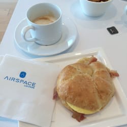 Airspace Lounge - Pretty swanky for an airport.