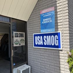 Tucked inside a little strip of shops, USA Smog is a great place to get your smog check.  Quick, clean, and friendly.