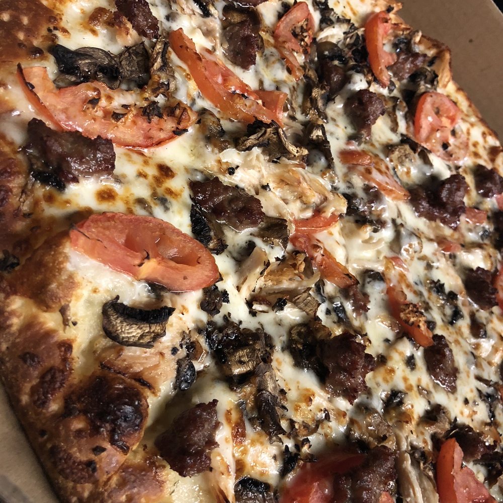 Milan's Pizza - Chicken Peccata plus sausage minus onions - Pizza Near Me - Lathrop, California Milan's Pizza - Chicken Peccata plus sausage minus onions - Pizza Near Me - Lathrop, California