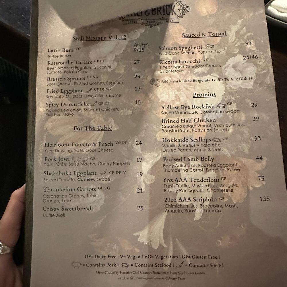 Salt & Brick - Menu on 9/17/24 - Desserts Near Me - Calgary, Alberta Salt & Brick - Menu on 9/17/24 - Desserts Near Me - Calgary, Alberta