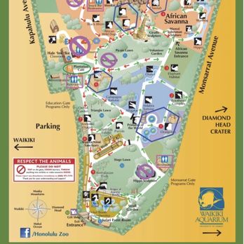 Honolulu Zoo - Map 7-19-21 - Zoos Near Me - Honolulu, Hawaii Honolulu Zoo - Map 7-19-21 - Zoos Near Me - Honolulu, Hawaii