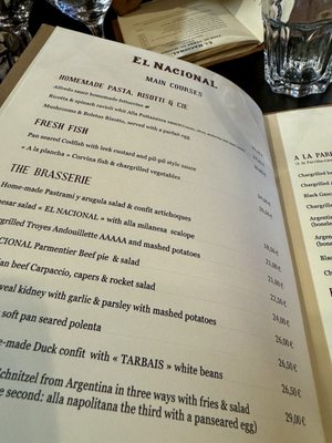 Menu photo 1 El Nacional Bordeaux, 33