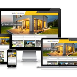 Webranking - Webdesign - Referenz Adler Immobilien