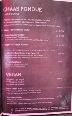 Menu photo 3 Barry's Grindelwald, BE Menu photo 3 Barry's Grindelwald, BE