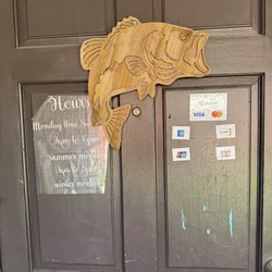 Pop's Bait and Tackle - Front door.