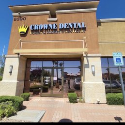 Exterior outside entrance of Crowne Dental - Las Vegas, Nevada Exterior outside entrance of Crowne Dental - Las Vegas, Nevada