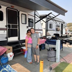 El Cajon RV Rentals - Thirty foot travel trailer with seven beds me and my wife