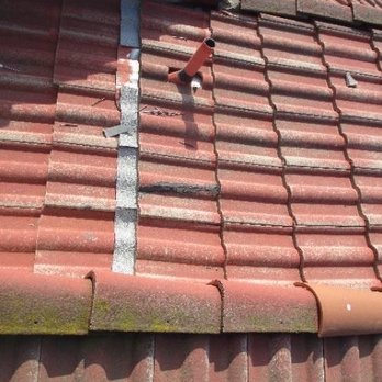 Always Reliable Roofing - Before: Improper repair - Roofing Near Me - Hacienda Heights, California