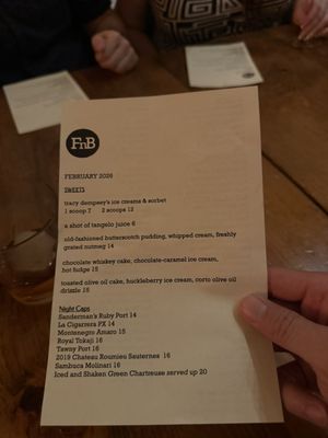 Menu photo 2 FnB Scottsdale, AZ