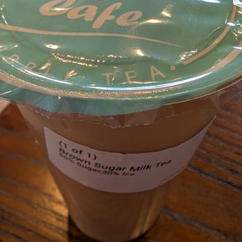 Teaxpresso Cafe - Brown sugar milk tea - with customized sweetness and ice - Bubble Tea Near Me - Tonawanda, New York