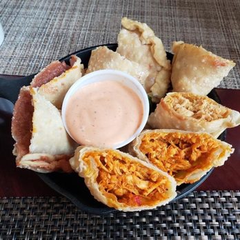 Bodega 1205 - Empanada sampler - this came with two different chicken types, pizza, and guava cheese - Coffee & Tea Near Me - Columbus, Georgia