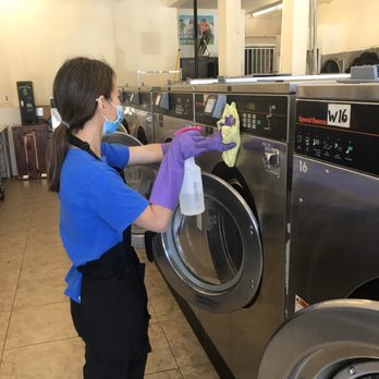 Almaden Laundry - Disinfecting washer areas - Laundry Services Near Me - San Jose, California Almaden Laundry - Disinfecting washer areas - Laundry Services Near Me - San Jose, California