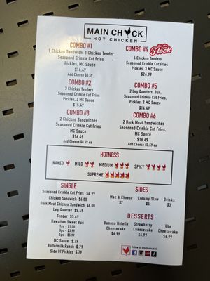 Menu photo 6 Main Chick Hot Chicken Pasadena, CA Menu photo 6 Main Chick Hot Chicken Pasadena, CA