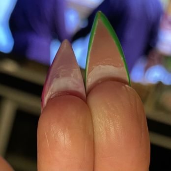 CLASSY Nails And Spa - Different nail lengths. All my fingers look like this - Nail Salons Near Me - Colorado Springs, Colorado