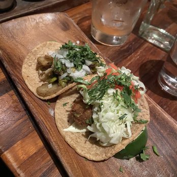 Mosto - Fried Avocado Taco & Asparagus Potato Taco - Cocktail Bars Near Me - San Francisco, California