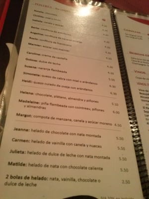 Menu photo 2 La Galette Valencia, V