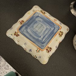 Bottom of Finished Platter/Plate