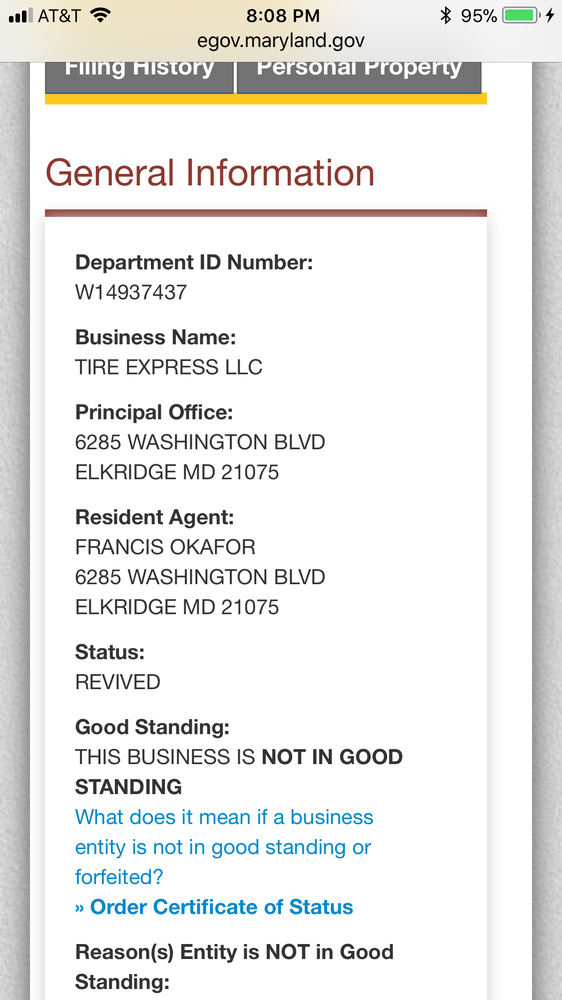 TIRES EXPRESS Updated August 2024 19 Reviews 6285 Washington Blvd
