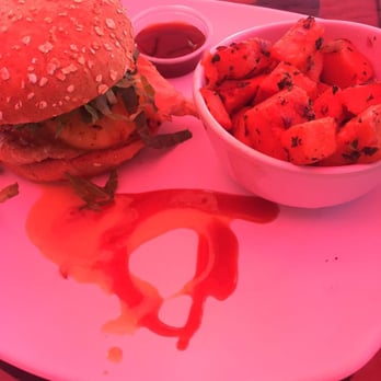 the Protein Source - Covered patio made the lighting weird, but The Big Kahuna Burger was really good; especially with the sauce on it! - Juice Bars & Smoothies Near Me - Las Vegas, Nevada the Protein Source - Covered patio made the lighting weird, but The Big Kahuna Burger was really good; especially with the sauce on it! - Juice Bars & Smoothies Near Me - Las Vegas, Nevada