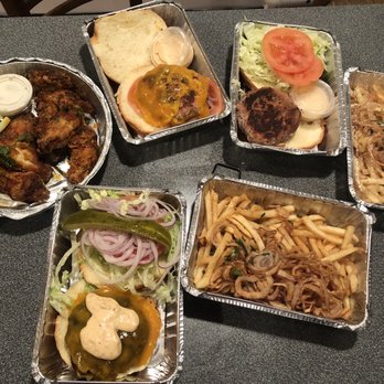 The Shop Ardsley - curbside pickup dinner: wings, fries, regular burger, turkey burger (all delicious) - New American Near Me - Arsdley, New York The Shop Ardsley - curbside pickup dinner: wings, fries, regular burger, turkey burger (all delicious) - New American Near Me - Arsdley, New York