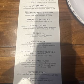 Casa Gabriela - HH menu - Mexican Near Me - La Mesa, California