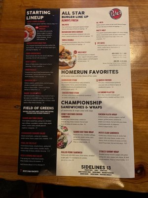 Menu photo 6 Pete's Lafayette, LA